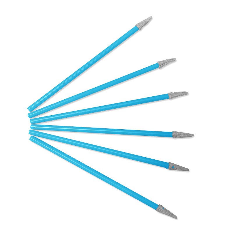 Cleanroom Polyester Tip Head Swabs Manufacturer - PCB Electronic Cleaning 74mm Lint Free