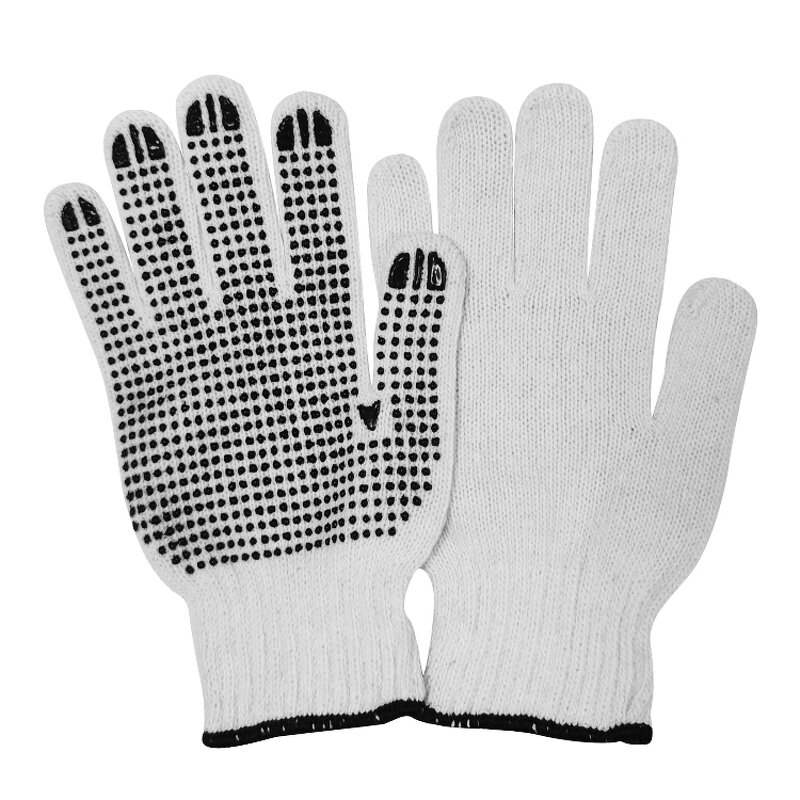 Safety Gloves Manufacturer - Cotton PVC Dotted Anti-slip Wear-resistant for Work