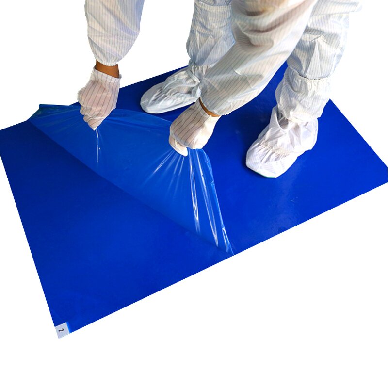 Disposable Sticky Mats Manufacturer - 24x36 60x90CM White Blue for Cleanroom Decontaminating
