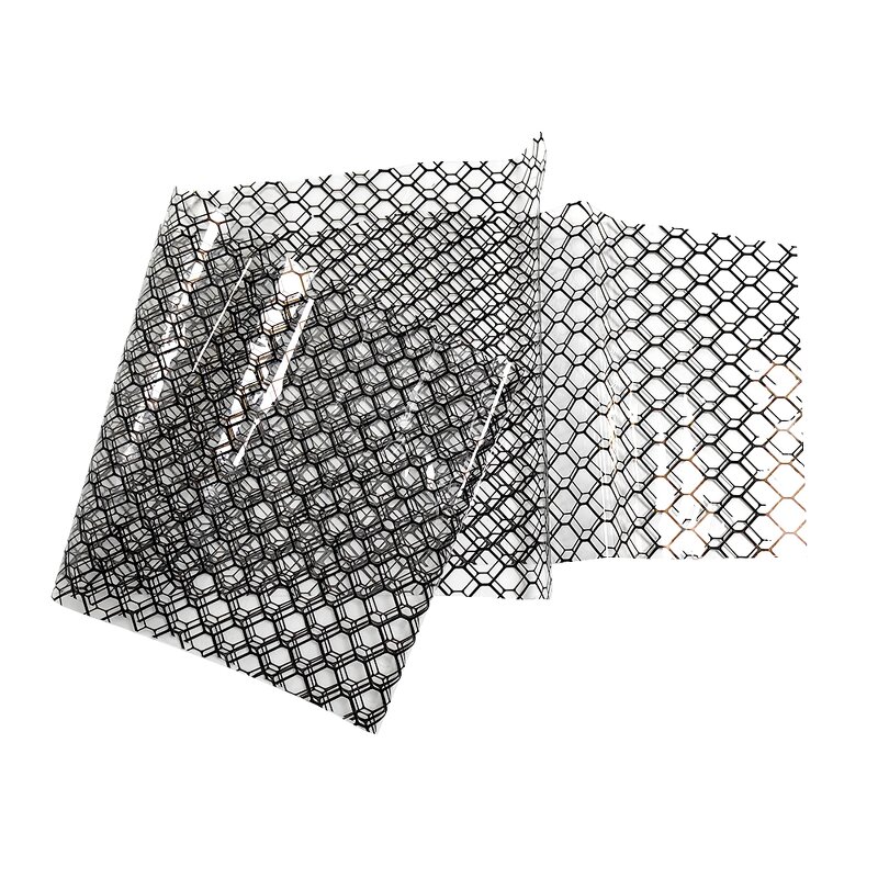 ESD Grid Curtain Manufacturer - Double Sided Transparent 0.3mmx1.37mx30m PVC for Cleanroom