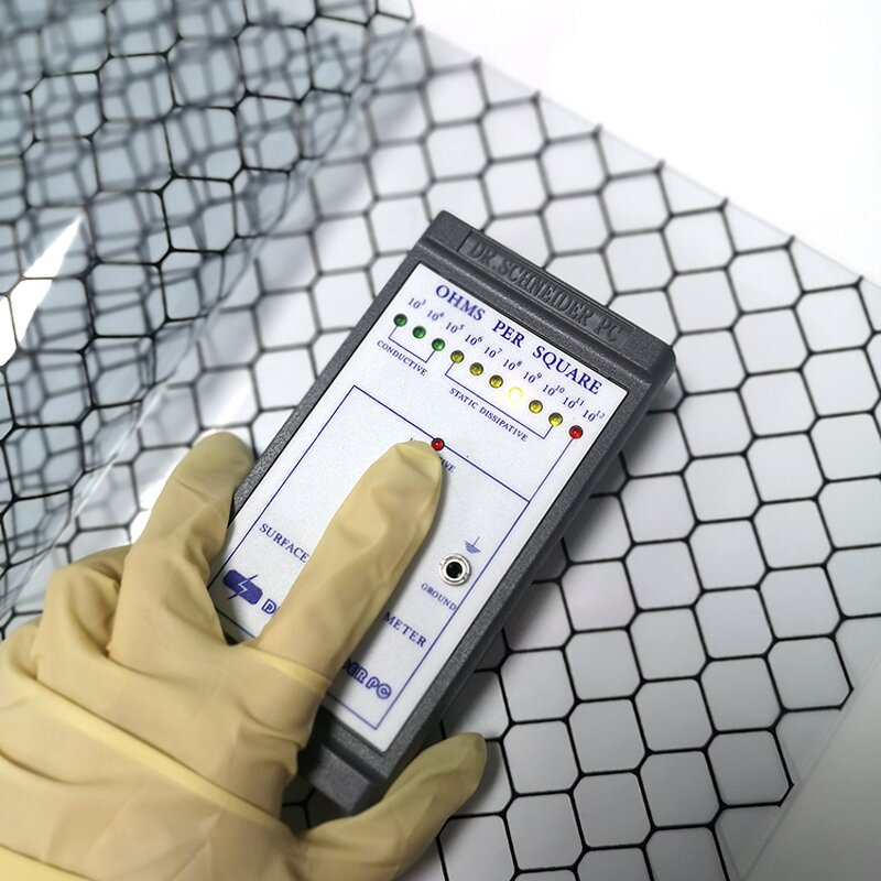 Transconductive PVC Grid Vinyl Curtain Manufacturer - ESD Grid PVC Vinyl