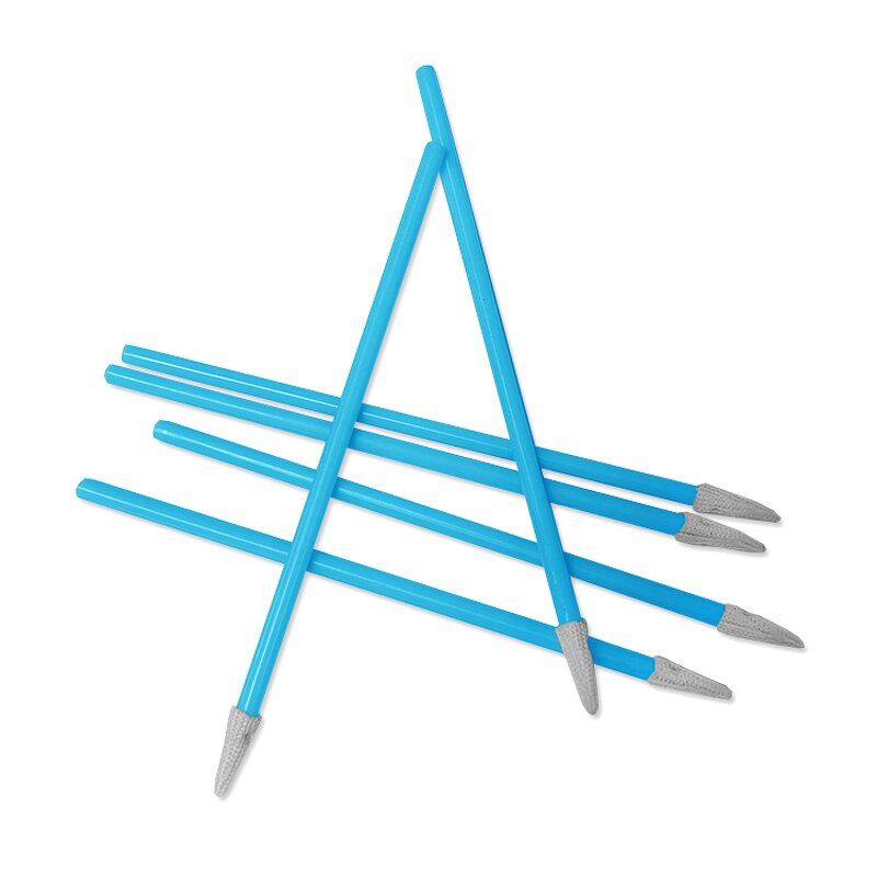 Cleanroom Polyester Tip Head Swabs Manufacturer - PCB Electronic Cleaning 74mm Lint Free