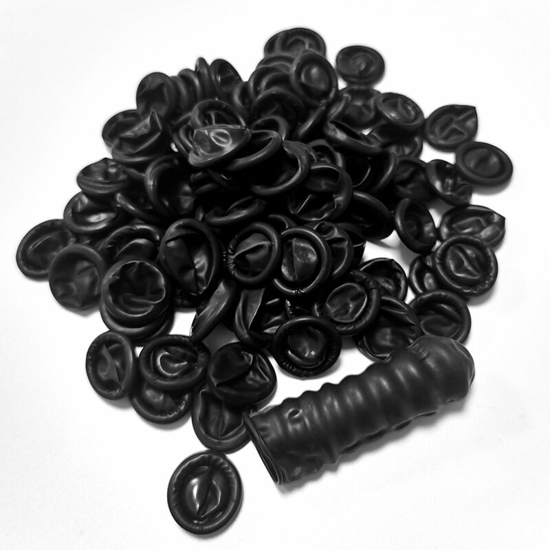 ESD Finger Cots Manufacturer - Electronic Industry Black Beige Pink Anti-static Natural Latex