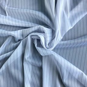 ESD Cleanroom Gloves Fabric Manufacturer - 10mm Stripe Conductive Carbon Antistatic