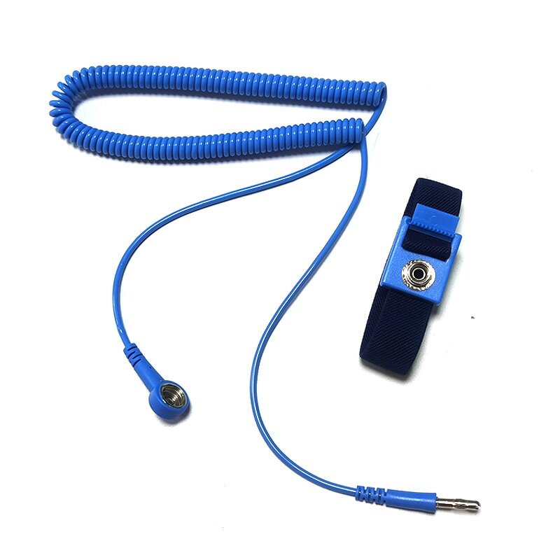 ESD Grounding Cord Wrist Strap Manufacturer - Elastic Adjustable Anti Static for Cleanroom