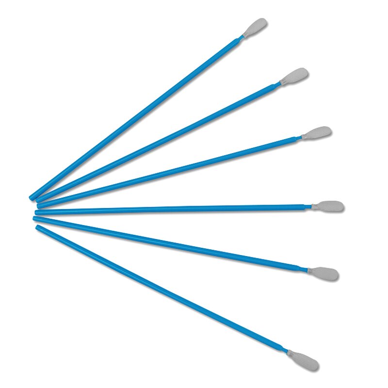 Cleanroom Swab Manufacturer - Stick Polyester Fabric Blue Rod