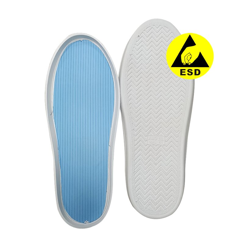 ESD Safety Booties Manufacturer - Cleanroom Dustproof Single Sole White Extra Large Size