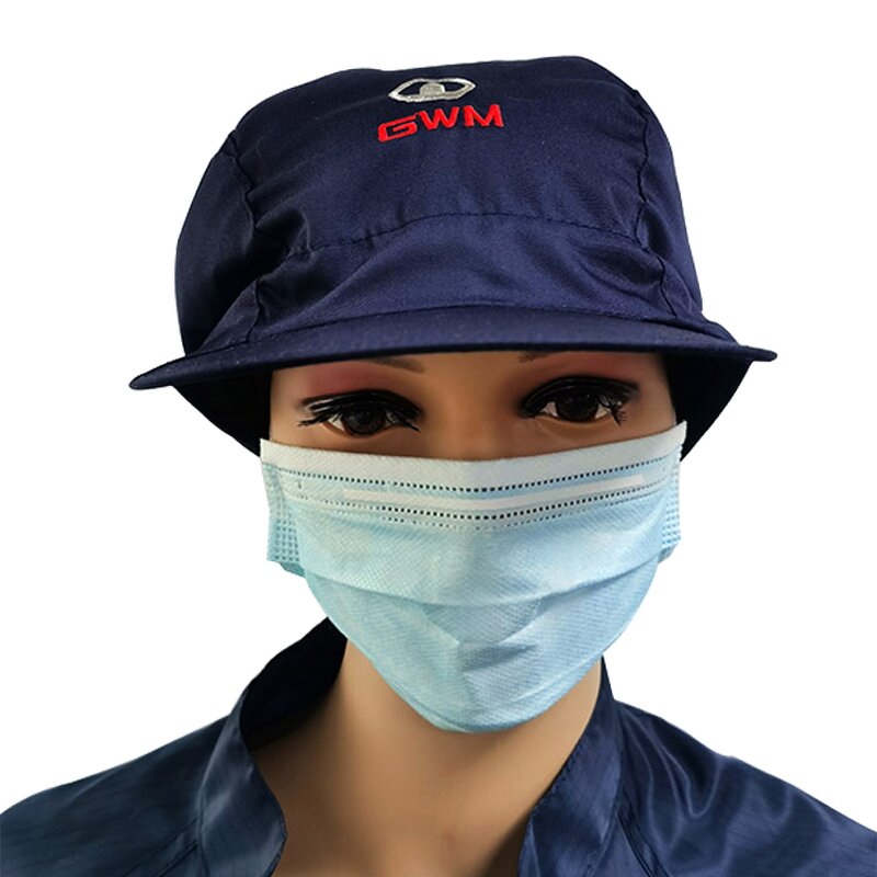 Cleanroom Anti-static Hat Manufacturer - TC Polyester Cotton for Electronic Working