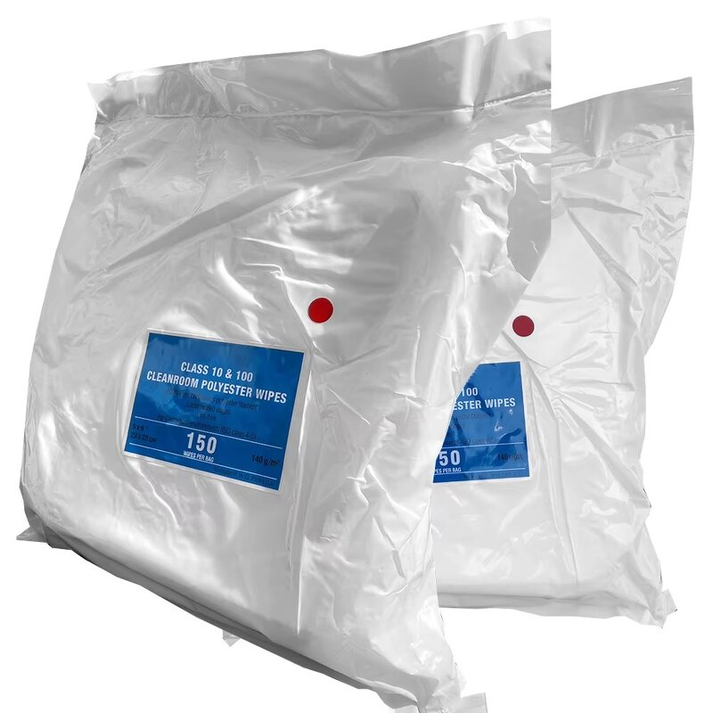 Dust-Free Dry Wipes Manufacturer - 9x9 Polyester for Cleanroom Workshop