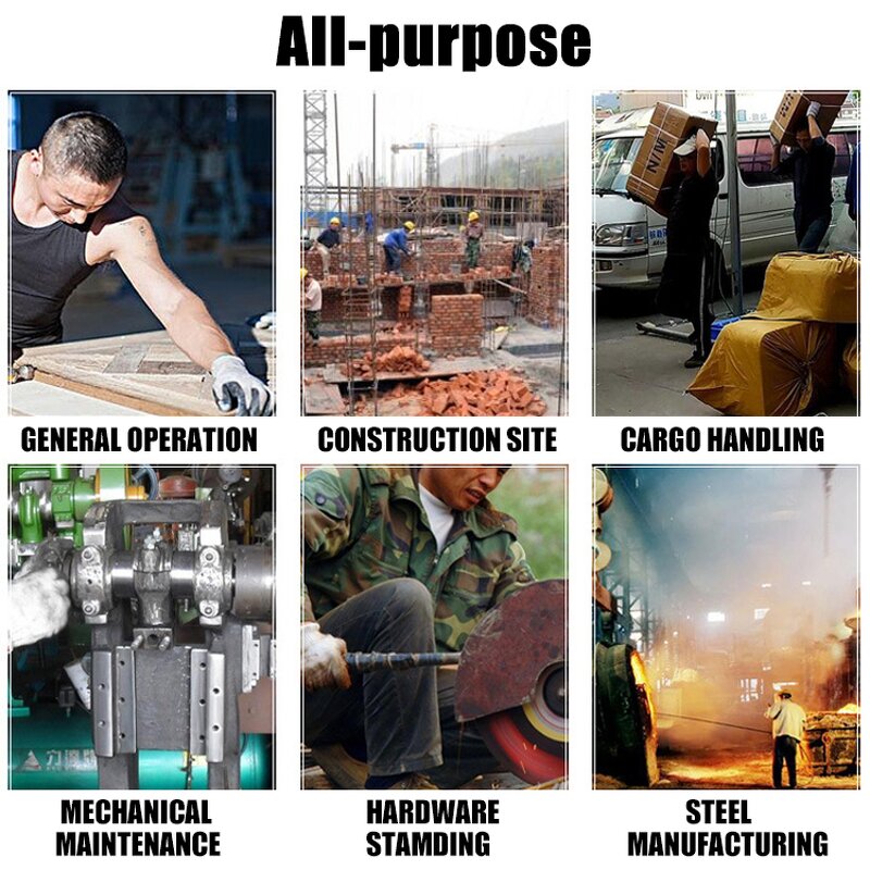 Working Protective Gloves Manufacturer - High Quality Durable Wear-Resistant Cotton Yarn Knitted