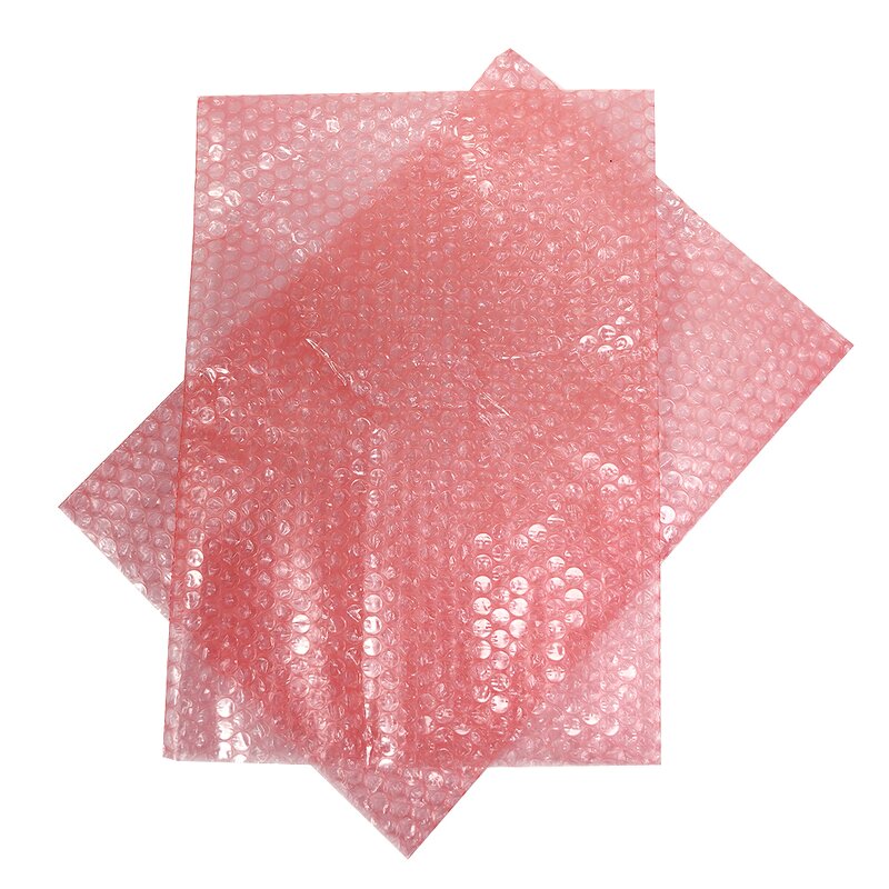 ESD Anti-Static Bubble Film Bag Manufacturer - Red Double-Sided for Circuit Board Packaging
