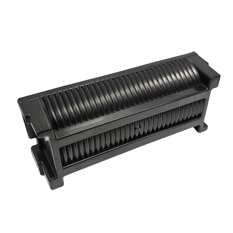 ESD SMT Storage Tray Manufacturer - Black Plastic U Shape Electronics Box Tray