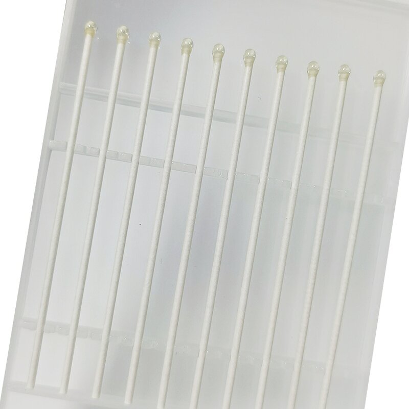 Silicone Sticky Swab Manufacturer - Cleanroom Yellow Transparent Round Head Gel Pen