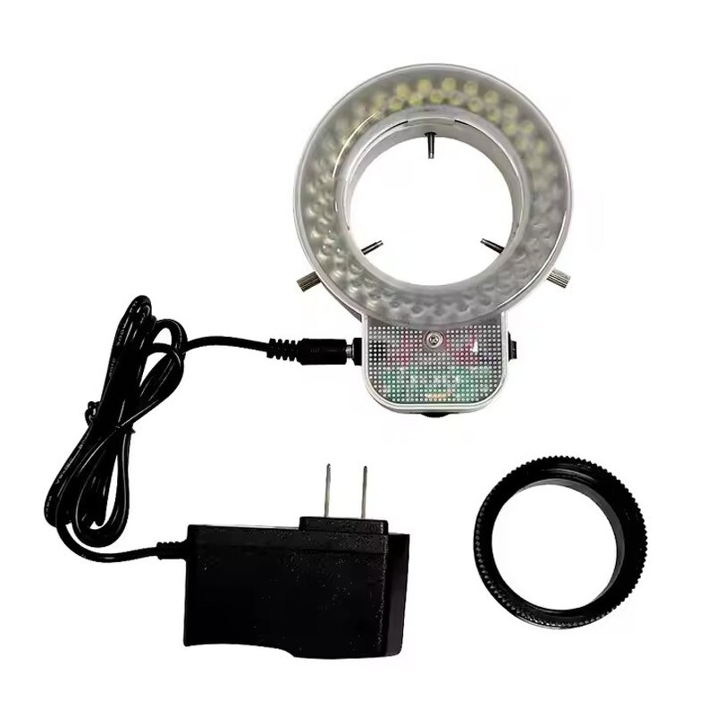 LED Circular Illuminator Manufacturer - 64T for Microscopes with Adjustable Brightness