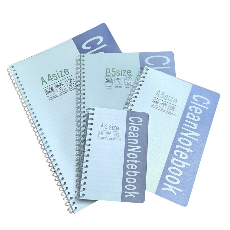 ESD Notebook Manufacturer - Dust Free A4 A5 A3 Office Spiral for Lab