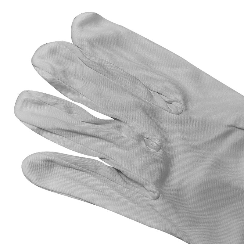 Cleanroom Working Gloves Manufacturer - White Jewelry Microfiber Dust-free