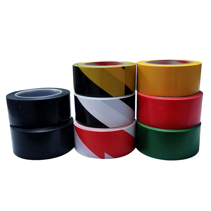 Safety Warning Tapes Manufacturer - Colorful Cleanroom PVC for Electronics Factory