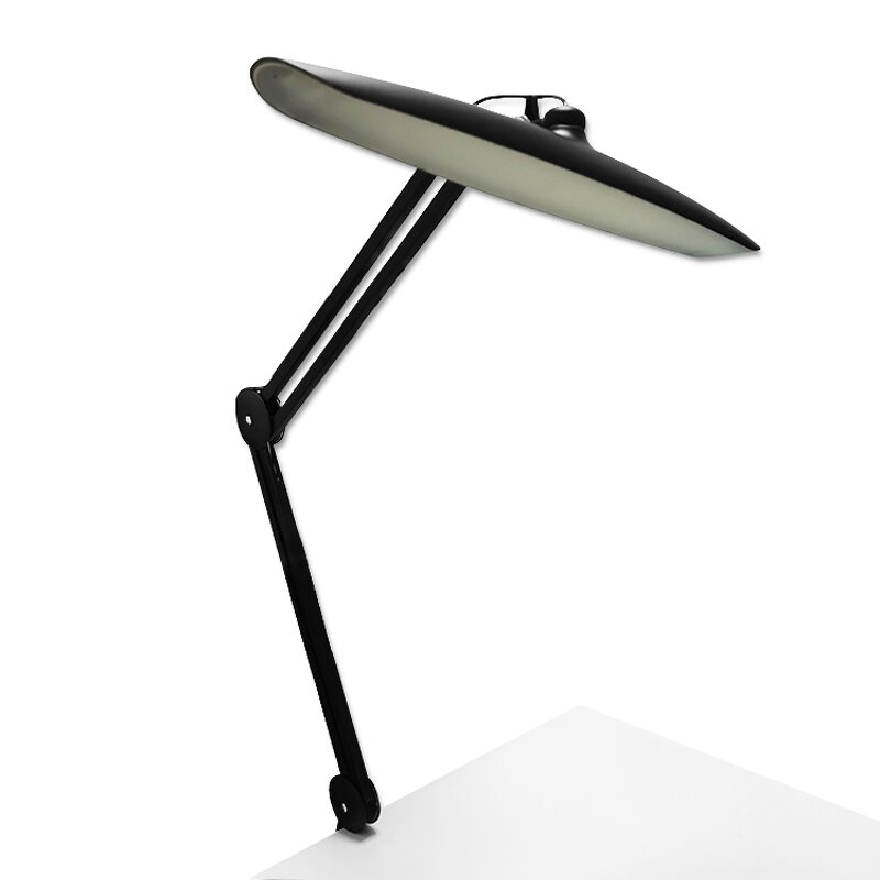Cleanroom Working Lamp Manufacturer - Adjustable Black Esd Antistatic Safe Office Table Lamp