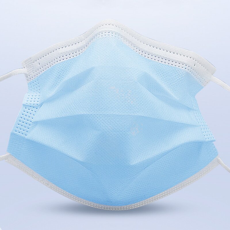 Disposable Face Mask Manufacturer - Blue 3-Ply with Earloop