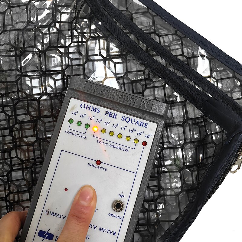 ESD Clear Dust Cover Manufacturer - Grid Cleanroom Soft PVC for ESD Racks