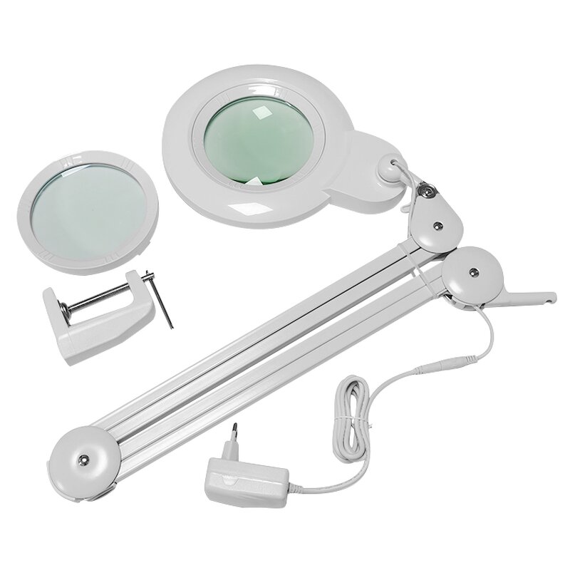 Desktop LED Lamp Manufacturer - 5X Adjustable Illuminated Lens
