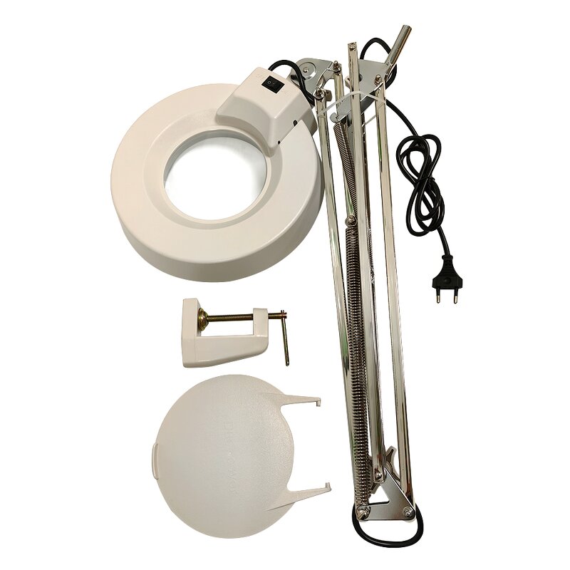 Working Magnifying Lamp Manufacturer - Stainless Steel Arm Led Desk Lamp