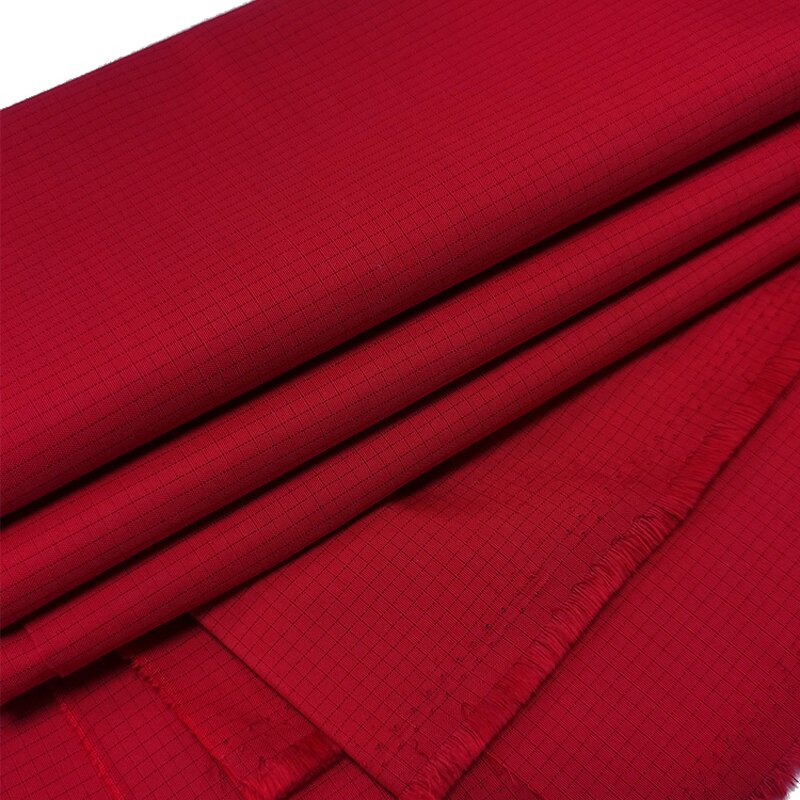 Anti-static Woven Fabric Manufacturer - Lightweight Plain Dyed Cleanroom Grid TC