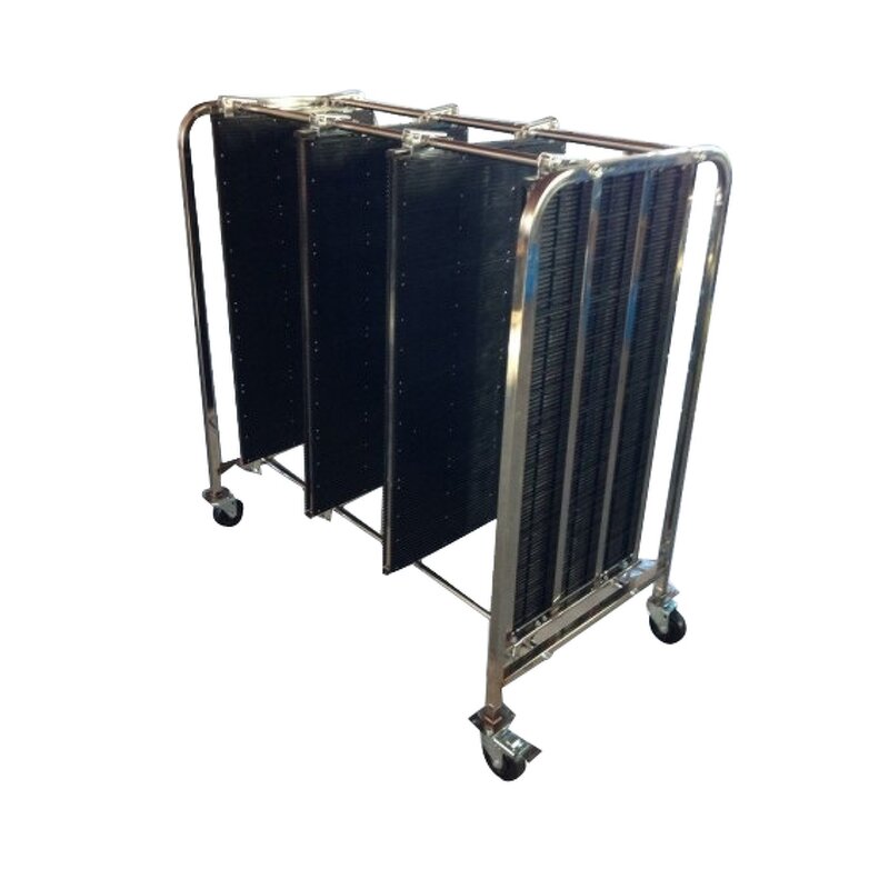 ESD PCB Storage Trolley Manufacturer - Adjustable Cart Turnover Rack Stainless Cart