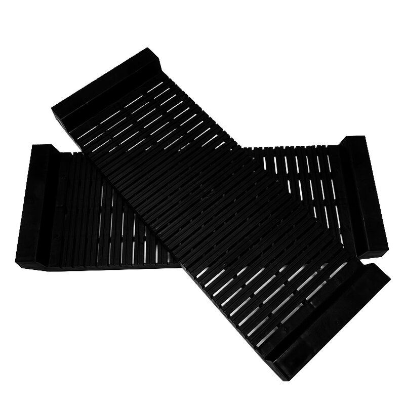 ESD Electronics Rack Manufacturer - Black ABS PCB Racks 485x175x50mm for Cleanroom