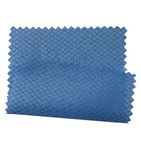 Polyester ESD Anti-Static Knitting Fabric Manufacturer - Dust Proof Blue 145GSM for Coat