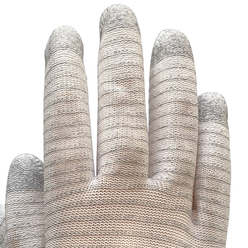 ESD Gloves Manufacturer - Carbon Knitted PU Coated Antistatic for Cleanroom