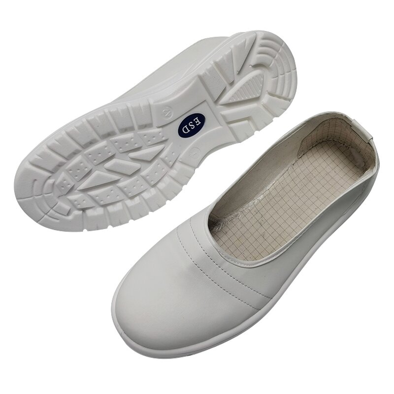 ESD Safety Shoes Manufacturer - Steel Toe White for Industrial