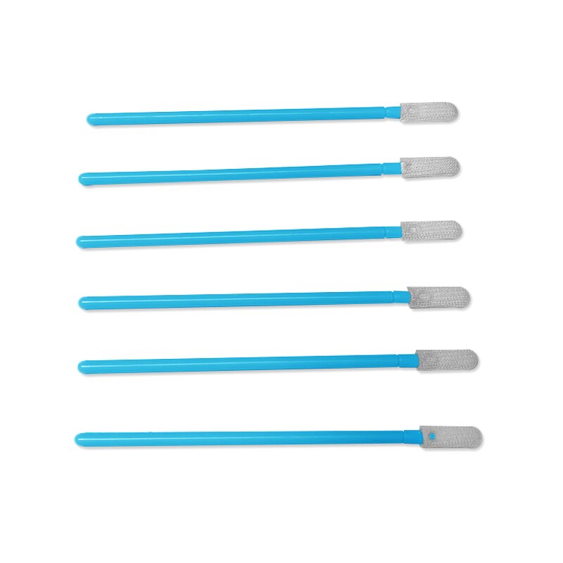Cleanroom Cleaning Swabs Stick Manufacturer - Factory Supply Lint Free 100pcs Disposable Blue Mini