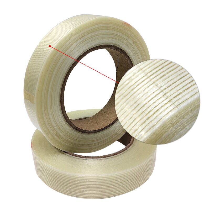 Washing PET Industry Tapes Manufacturer - 25MMx50MM Machine Filament Fiber Warning Adhesive