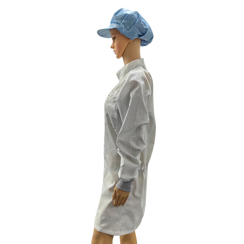 Antistatic Clothing Manufacturer - Custom Oxford Conductive Carbon Fabric ESD Lab Coat