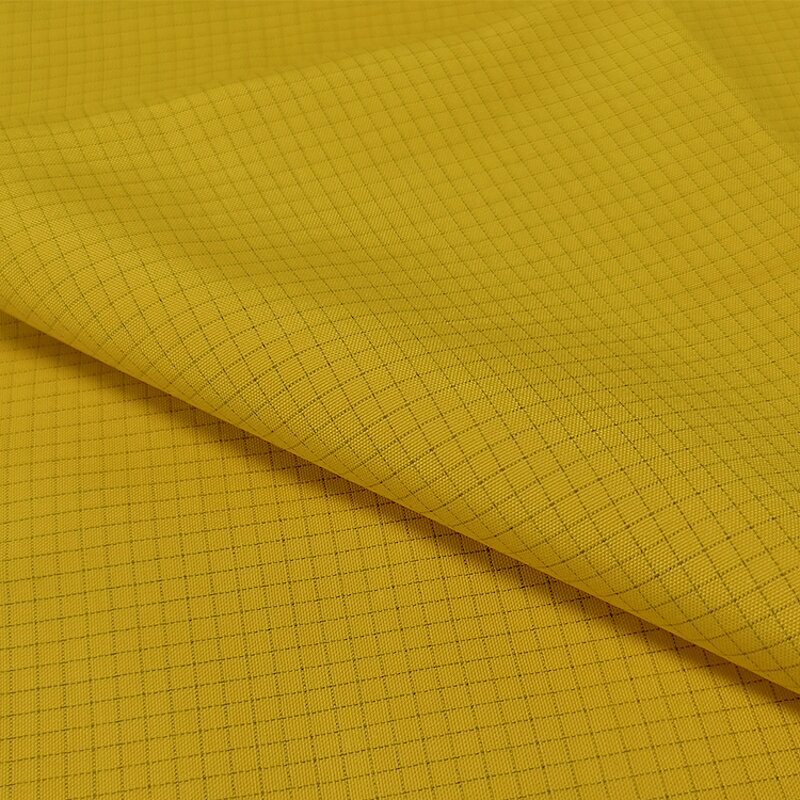 ESD Fabric Manufacturer - Yellow Color 5MM Grid for Cleanroom Industry