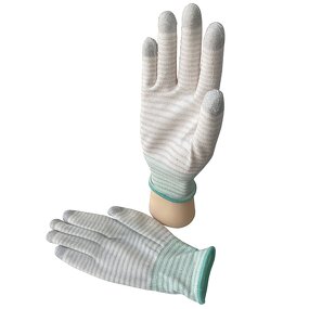 ESD Gloves Manufacturer - Carbon Knitted PU Coated Antistatic for Cleanroom