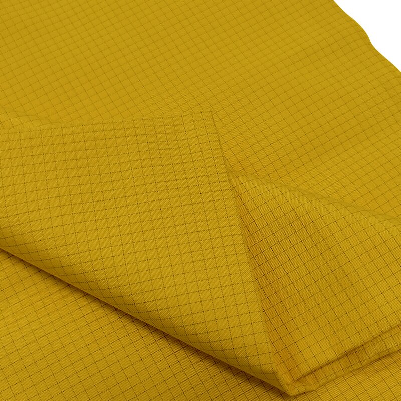 ESD Fabric Manufacturer - Yellow Color 5MM Grid for Cleanroom Industry