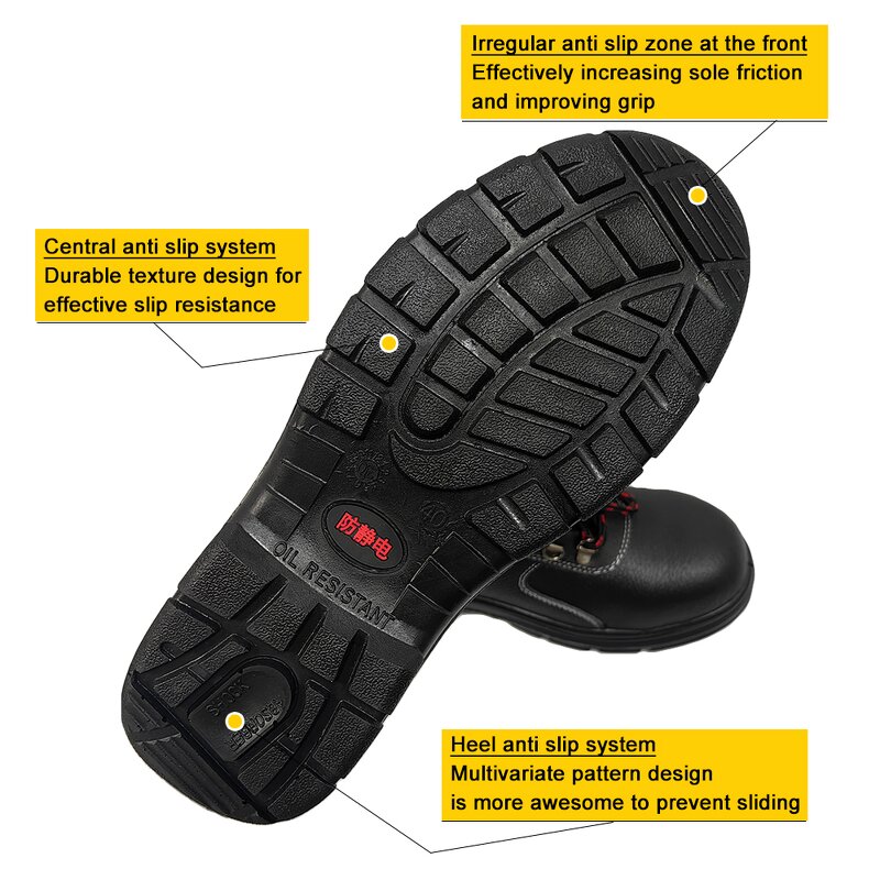 ESD Safety Protective Shoes Manufacturer - Steel Toe Anti Impact Anti Puncture Breathable