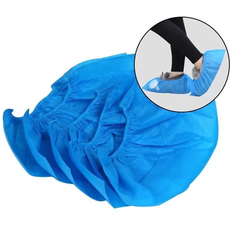 Disposable Shoe Cover Manufacturer - Dust Free Non Slip Plastic PP for Industrial