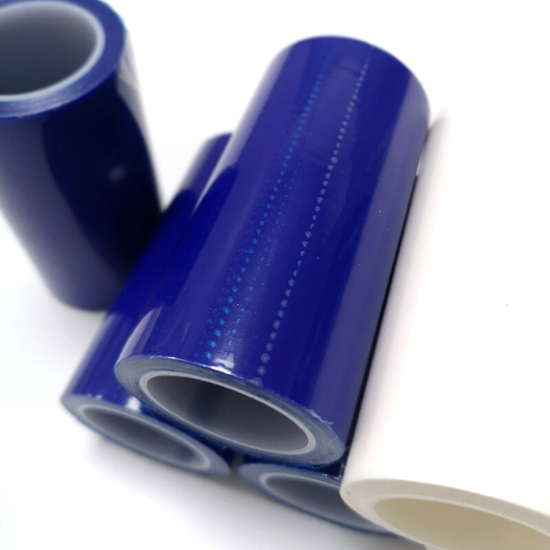 Clean Room Sticky Roller Manufacturer - 4 White Blue Clear Disposable PE Lint Roller