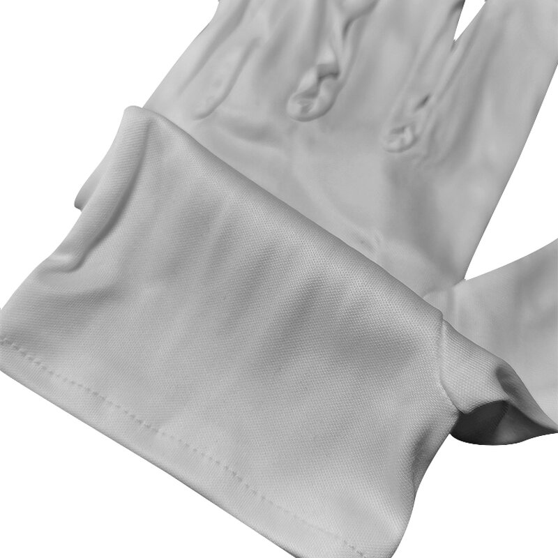 Cleanroom Working Gloves Manufacturer - White Jewelry Microfiber Dust-free