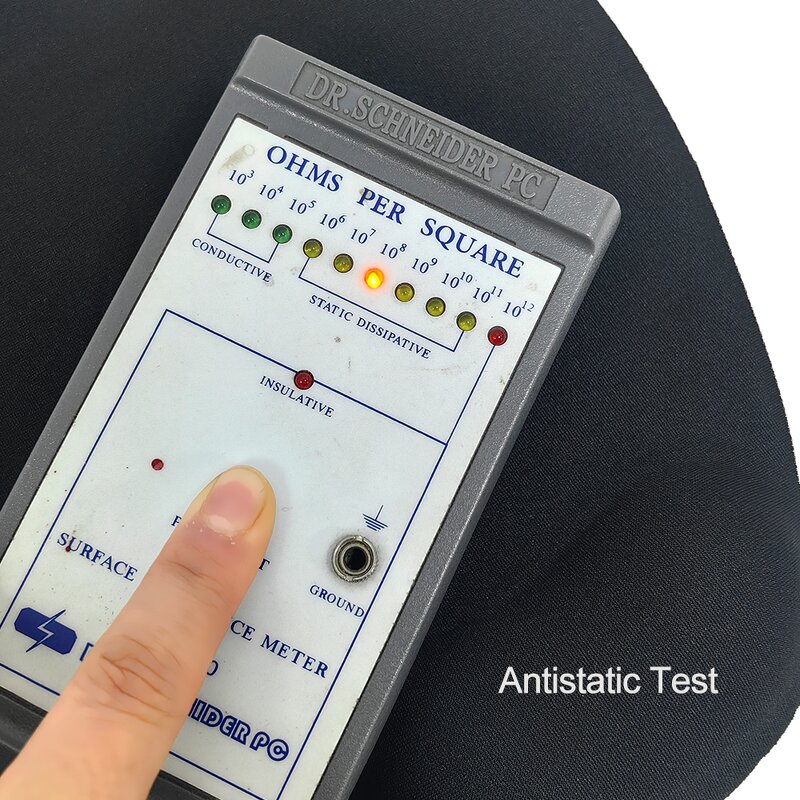 ESD Desk Silicone Wrist Rest Manufacturer - Smooth Antistatic Black Mouse Pad