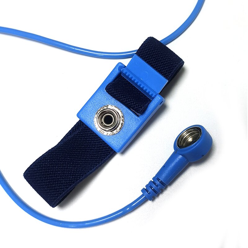 ESD Grounding Cord Wrist Strap Manufacturer - Elastic Adjustable Anti Static for Cleanroom