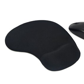 ESD Desk Silicone Wrist Rest Manufacturer - Smooth Antistatic Black Mouse Pad