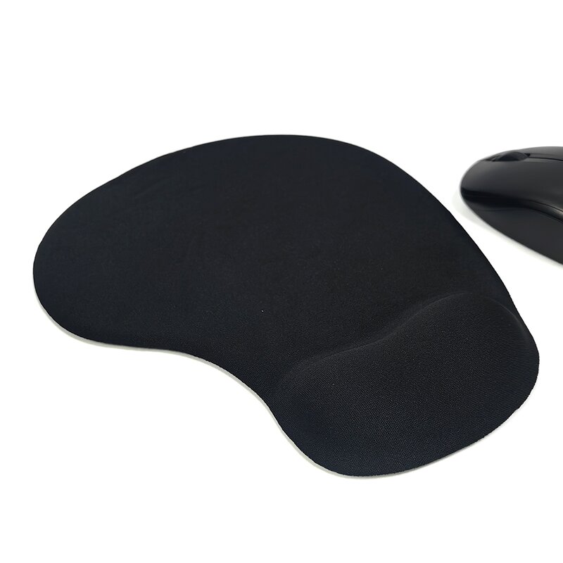 ESD Desk Silicone Wrist Rest Manufacturer - Smooth Antistatic Black Mouse Pad