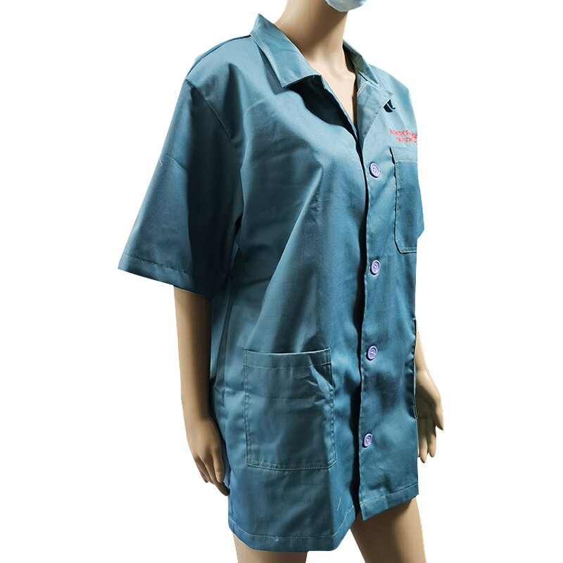 T-shirt Manufacturer - 65% Polyester+35% Cotton Short Sleeve for Cleanroom Industrial