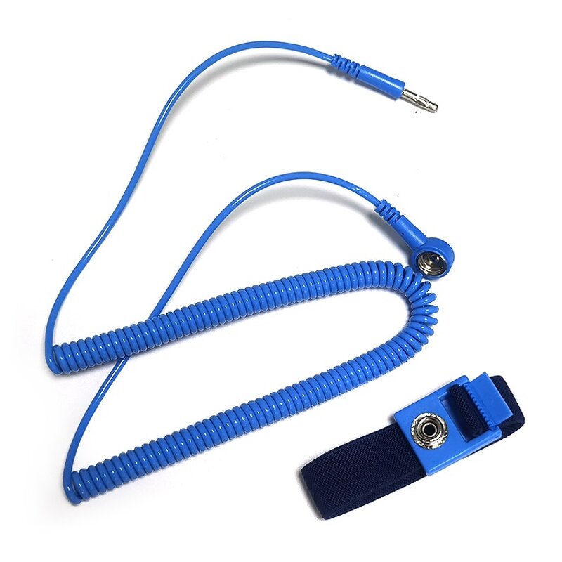 ESD Grounding Cord Wrist Strap Manufacturer - Elastic Adjustable Anti Static for Cleanroom
