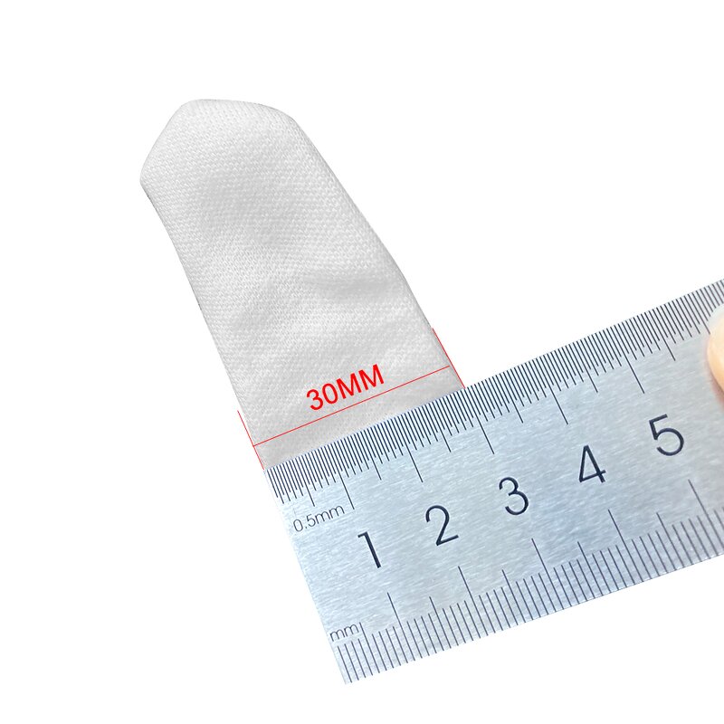 Finger Cots Manufacturer - 3.0cm Workshop Fingertips Protection White 100% Cotton