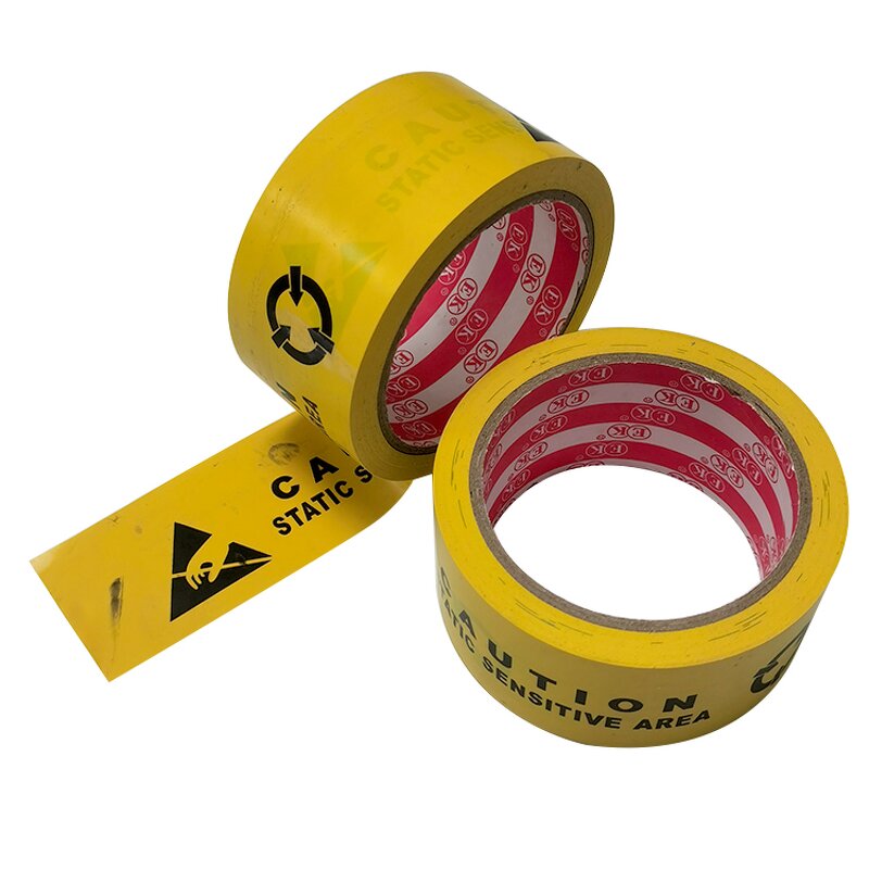 ESD Warning Tape Manufacturer - Protected Area Custom Printing Industrial Truck PE
